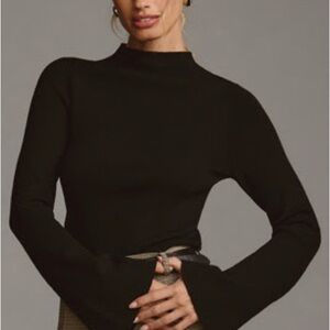 ANTHROPOLOGIE THE ARLOWE BELL-SLEEVE SWEATER BY MAEVE NEW WITH TAGS